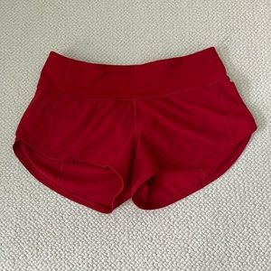 Lululemon red Speed Up 2.5